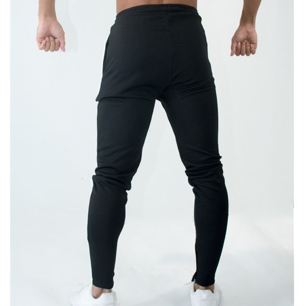 

new 2021 autumn casual trousers pencil pants men fitness male gyms bodybuilding workout cotton joggers sportswear pantalon homme jsr1, Black