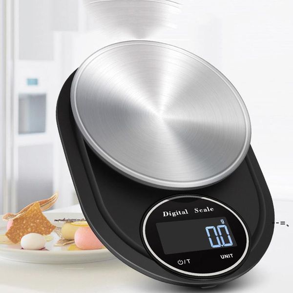 Newstainless Steel Digital Electronics escalas doméstico LED Cozinha Mini Baking Food Scale Preciso Portátil Cozinhas Suprimentos LLB10081