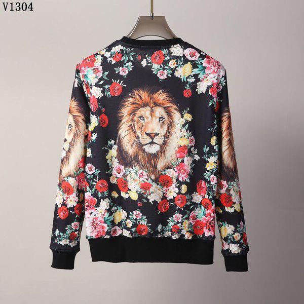 

men's hoodies & sweatshirts sr08853 fashion 2021 runway luxury european design party style clothing, Black