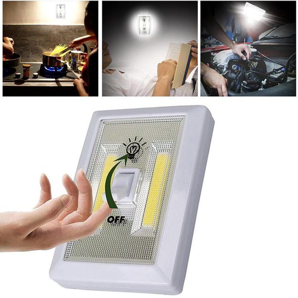

night lights cob switch light led magnetic emergency lighting wall multifunctional battery-powered closet