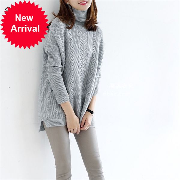 

smpevrg fashion new turtleneck women cashmere sweater european and american style knitted female pullovers woman sweaters, White;black