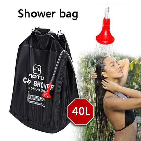 

pocket a water shower water foldable rain bag pipe solar heater outdoor camping camp 40l camping tourism bag