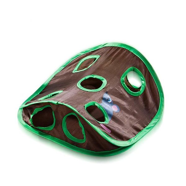 

small animal supplies pet cat mice game intelligence toy bell tent with 9 hole cats playing tunnel foldable mouse toys keeps kitten active p