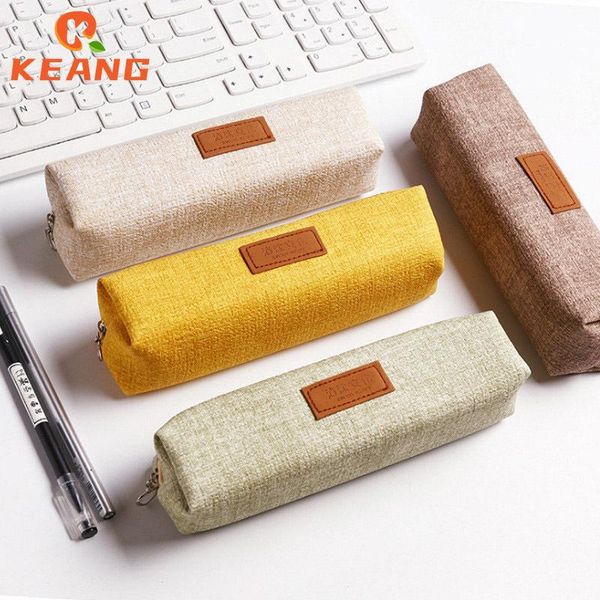 

pencil bags keang simple bag student solid color case storage multi-purpose boys and girls stationery box jw110