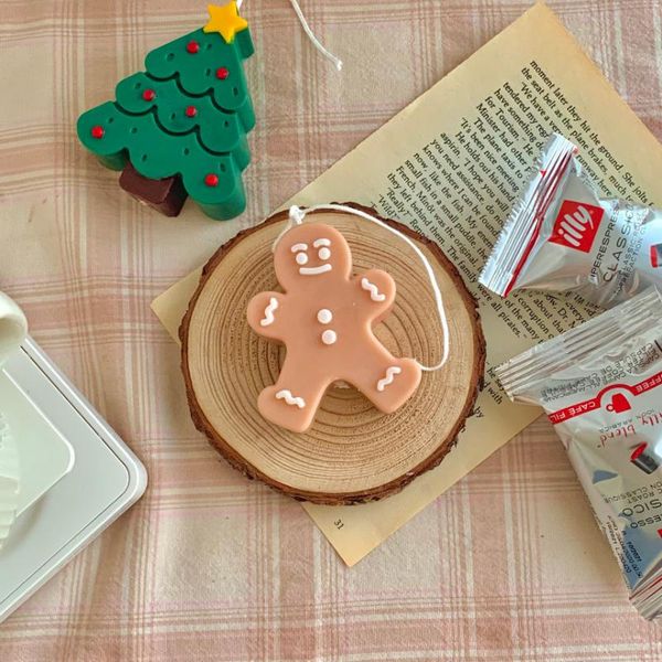 

baking & pastry tools ins christmas tree gingerbread man candle silicone mold pine chocolate manual diy material dripping plast