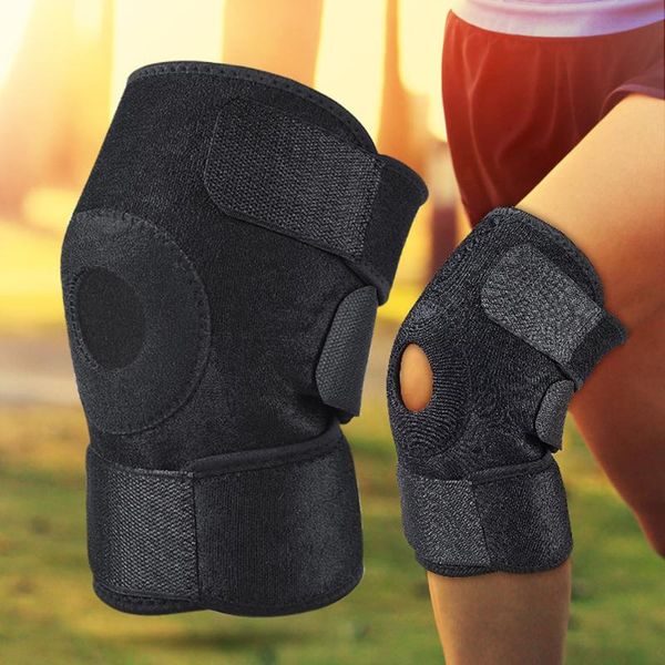 

elbow & knee pads fitness support belt cycling compression tape pad running volleyball protection, Black;gray