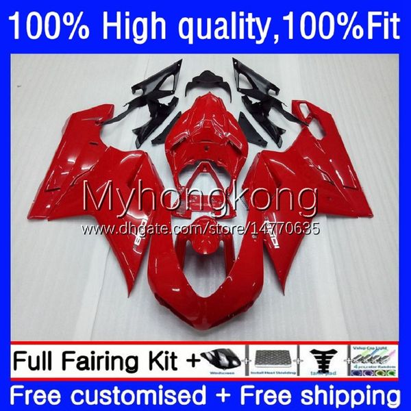 Factory Red Hot Injection Fairings для Ducati 848R 1098R 1198R 848R 1098R 1198R 848 1098 1198 S R CUELOWORK 14NO.1 848S 1098S 07 08 09 10 11 12 1198s 2008 2009 2009 2010 2011 2011 2011 2011 OEM