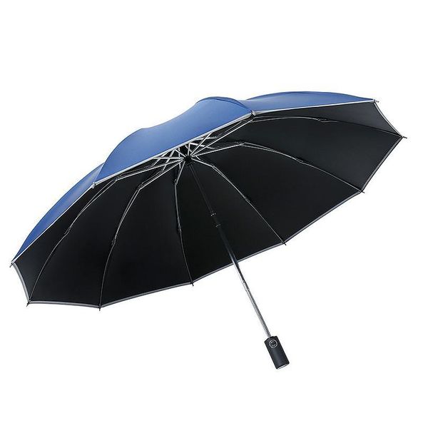 

matic umbrella reverse folding business umbrella with reflective strips umbrellas rain for men women windproof male qylcbp