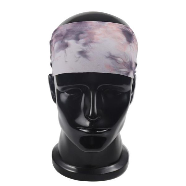 

sweatband running headbands fitness tie-dye hairband bicycle jog yoga gym sweat bandage cycling sports hair head bands women men, Yellow;black