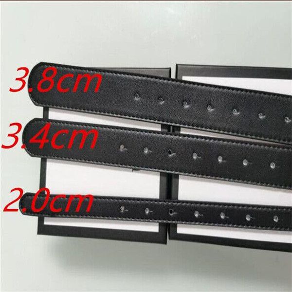 

size 3.8-3.4-2.0 g men designers belts genuine leather women belts smooth buckle female belts for women hip belt jeans with box, Black;brown