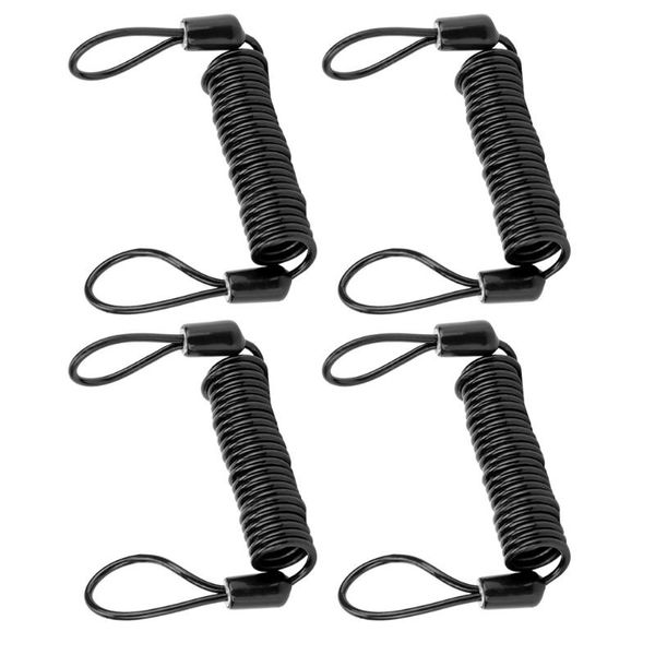 

bike locks 4pcs useful lock wires brake reminder motorcycle supplies (black)