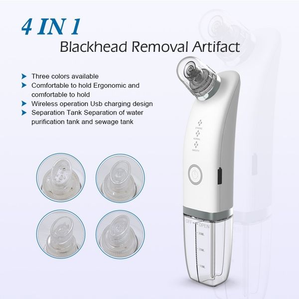 

2021 home use vacuum blackhead remover/ dermabrasion extractor facial beauty care machine/dead skin removal device