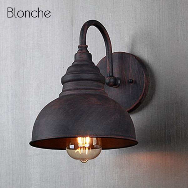 

wall lamp vintage industrial lights for home stairs bedroom living room study sconce indoor retro loft decor light fixtures
