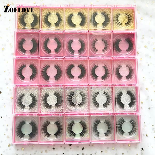

false eyelashes fluffy mink lashes wholesale bulk faux cils natural fake eyelash packaging 3d