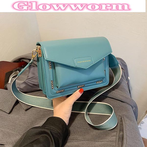 

cross body fashion solid color large capacity shoulder messenger bag