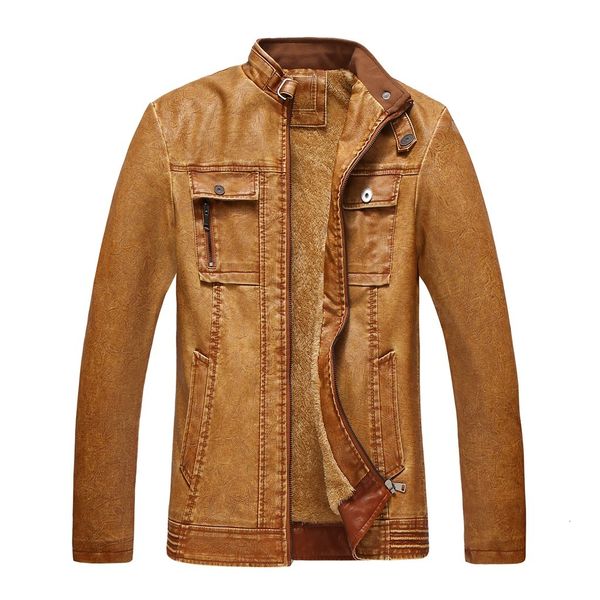 

2021 coat new basic bomber jacket mens jackets and coats clothes roupas masculina moto & biker stand pu es3d, Black