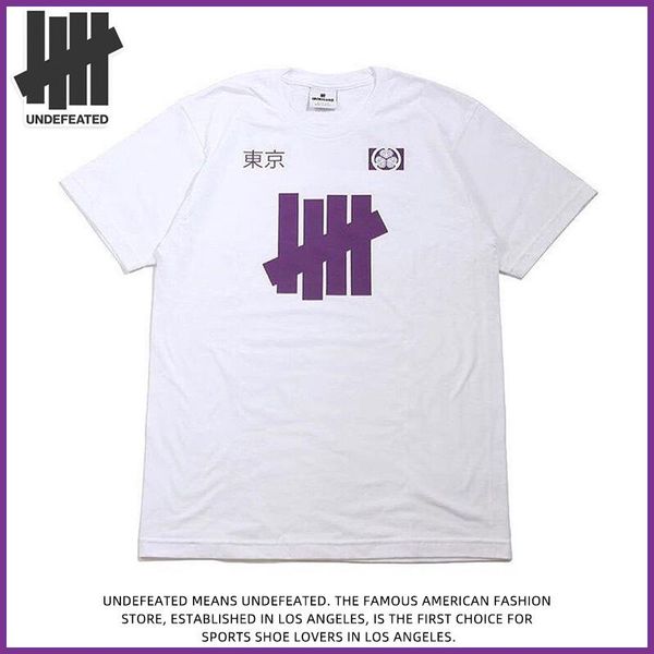 

men's t-shirts t-shirt male undefeated short-sleeved tokyo limited loose couple round neck cotton spring and summer, White;black