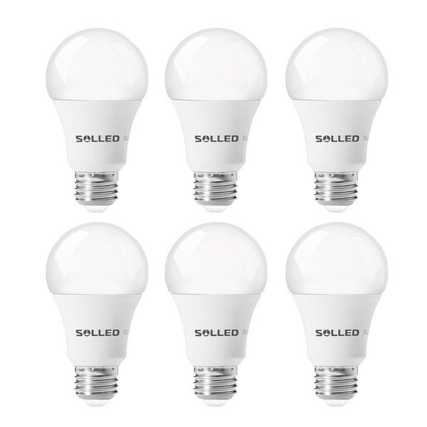 

bulbs 6pcs a19 led light bulb for e26 e27 ac 100-240v 11w desk lamp 100lm spotlight high brightness