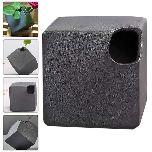 

vases black ceramics vase flower container office delicate tabletop