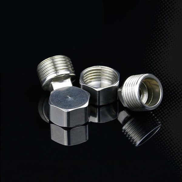 

watering equipments 2pcs stainless steel male thread plug female cap 1/2 water pipe