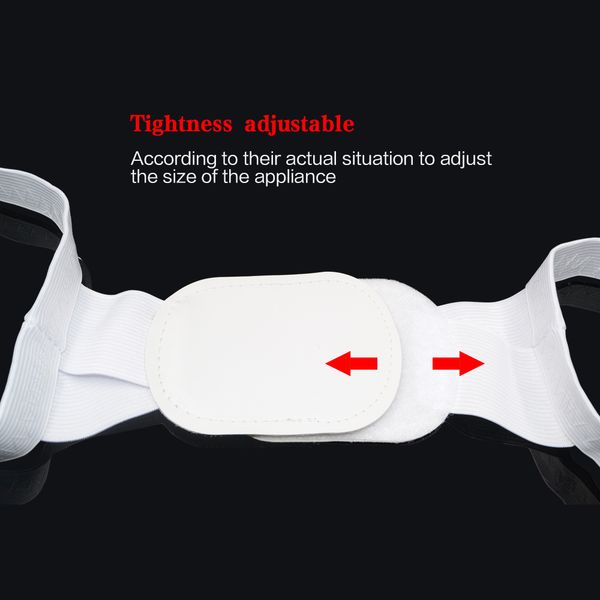 

back shoulder posture corrector children corset spine support belt correction brace ortcs correct posture bandage cors, Black