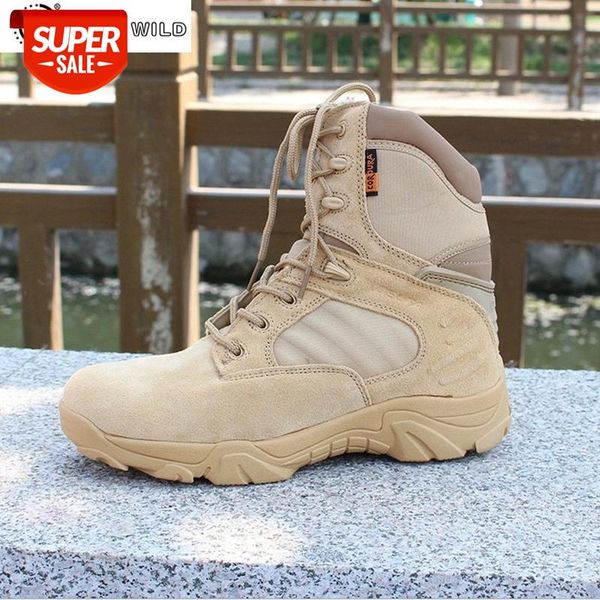 

military combat ankle boots men special force waterproof leather black work desert shoes mens tactical army boot #jl3g