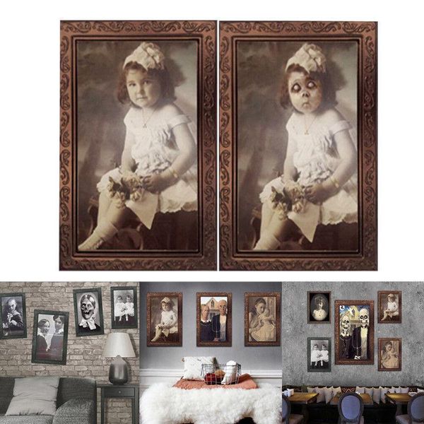 

frames and mouldings 3d face changing po with frame halloween bar haunted house props wall decoration stage