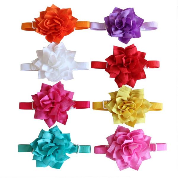 

dog apparel 60pcs flower bowties pet products cat bow ties collar cute grooming accessories for small-middle supplies