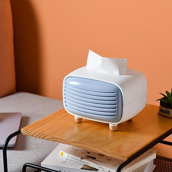 

tissue boxes & napkins nordic style box radio shape with wide mouth plastic napkin holder vintage dispenser case deskpaper home decor