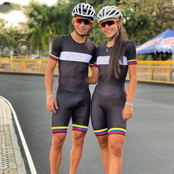 

summer cycling suit one piece cycling suit men's and women's short sleeve clothes quick drying breathable and wrinkle resistant, White;black