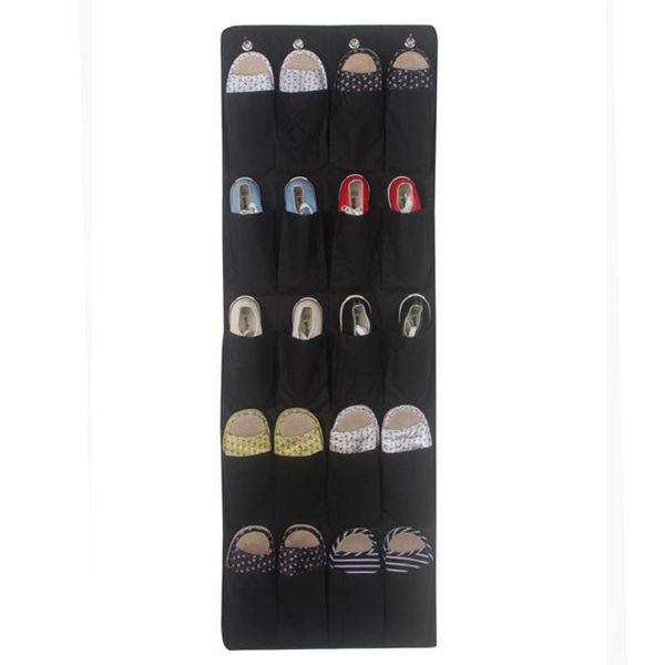 

pocket hanging shoe storage bag organizer rack non-woven fabric for storing shoes belts and other accessories boxes & bins