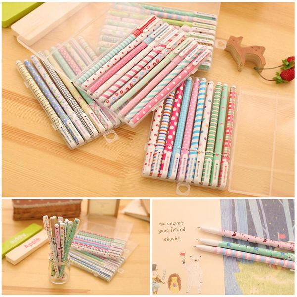

gel pens 10pcs color set writing drawing cute ink fine point 0.5mm neutral office school stationary assorted