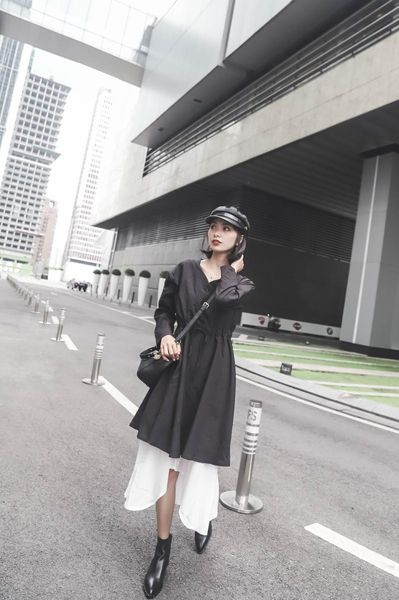 

boots 2021 winter water-dyed leather mid-heel round toe fashion women's, Black