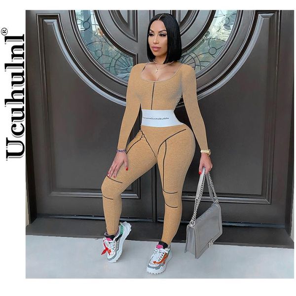 

women's jumpsuits & rompers ucuhulnl sporty women print letter jumpsuit fitness sportwear skinny romper striped backless streetwear out, Black;white