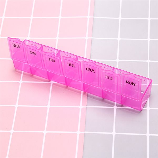 

7 days weekly box tablet holder storage case container mini 7 cells box tablet storage box