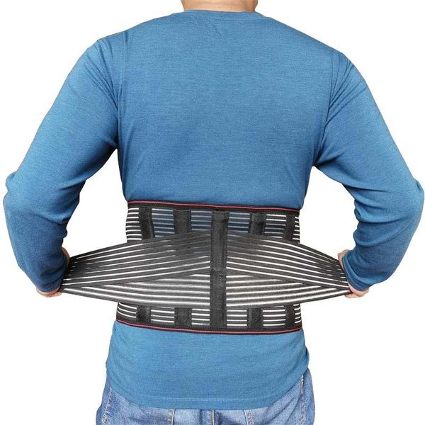 

orthopedic pain relief waist back support belts waist trainer corset brace trimmer ordicas spine support brace, Black;gray