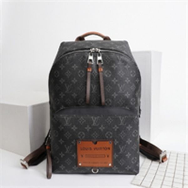 

totes brand designer luxury m45218 coated canvas fabric backpack messenger women backpacks fashion women shows oxidized leather business bag, Red;black
