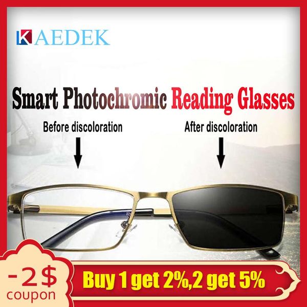 

reading glasses kaedek transition sunglasses pochromic for men hyperopia presbyopia with diopters outdoor