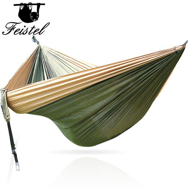 

outdoor parachute hammock 300*200cm cot camping bed iqammocking mahogany hammock portable outdoor sleeping bad hamaca