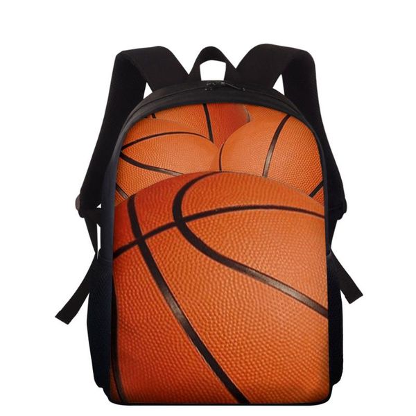 

backpack 15 inch students ball pattern children school bag kids rucksack teens travel knapsack lapsac a dos