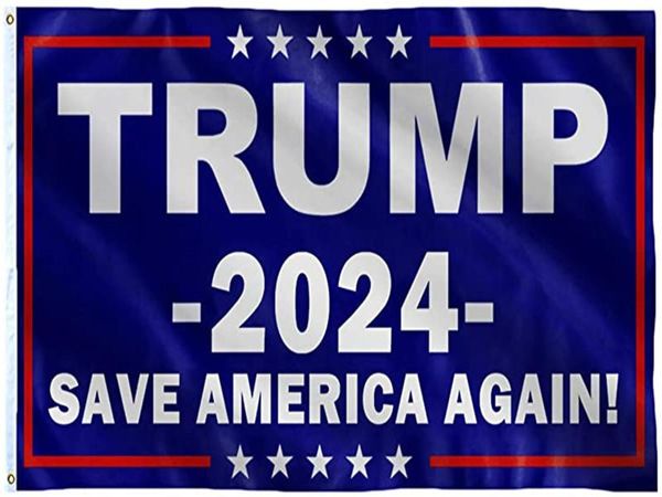 Bandeira de Trump 2024 Bandeira eleitoral Bandeira Donald Trump Bandeira Mantenha a América Grande Novas Ivanka Trump Flags 150 * 90 cm 13 estilos Hot vendendo 20% Ottie