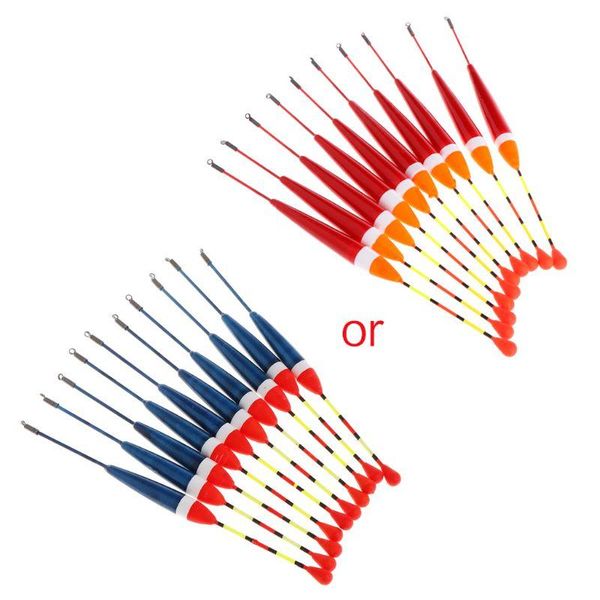 

fishing accessories 10pcs carp foam floats set buoy bobber stick for fish tackle vertical 9# 0.8g