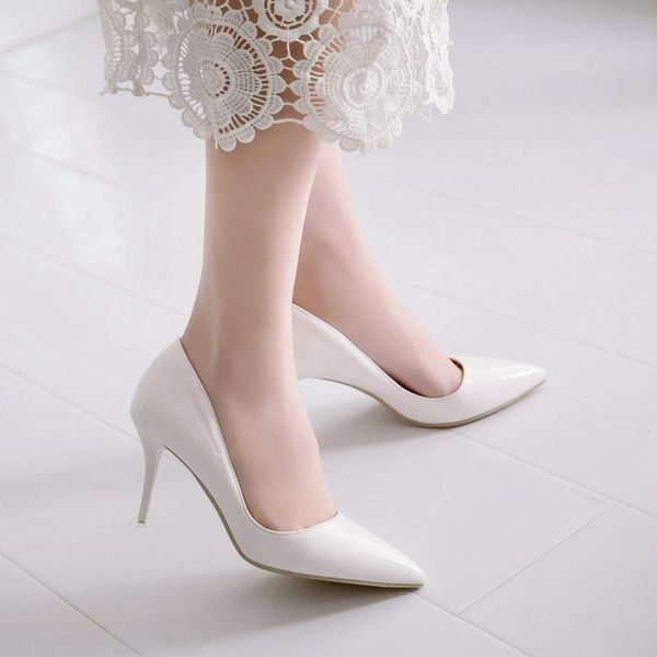 

dress shoes women's sandals 2021 summer pointed high heels thin wedding white yellow pink black