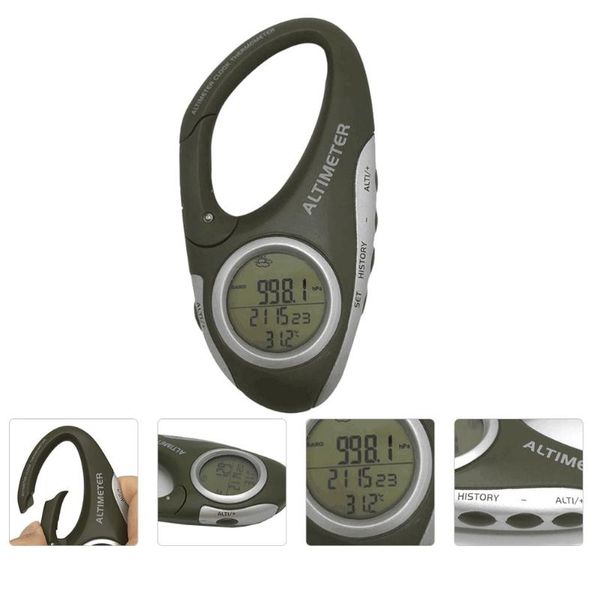 

outdoor gadgets portable carabiner barometer handheld altimeter mountain climbing