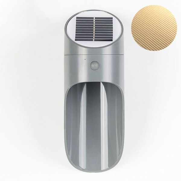 

led solar sensor light outdoor waterproof wall-mounted lamp for pathway garden x4yd