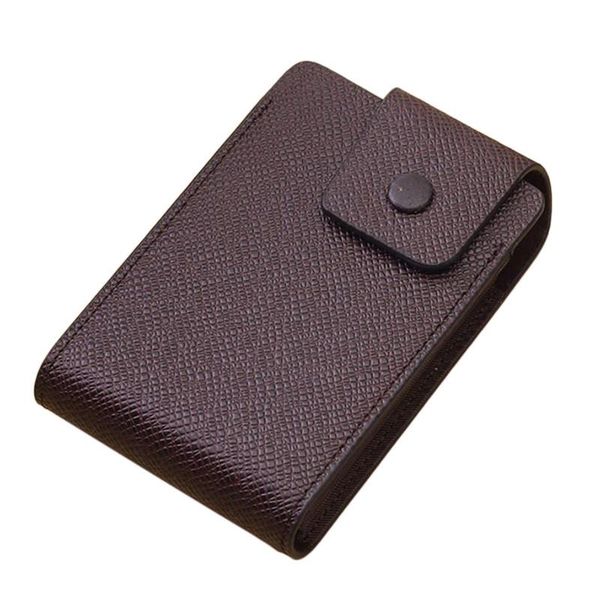 

card holders brand organ holder leather wallet business coin purse, Brown;gray
