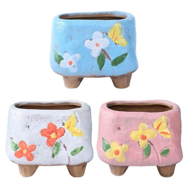 

planters & pots ceramic succulent plant flower pot floral design for home room office seedsplants without