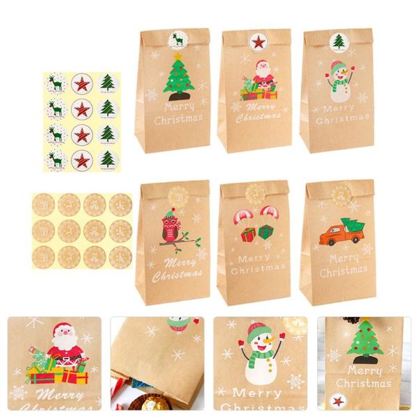 

gift wrap 12 sets of candy paper bags present for christmas