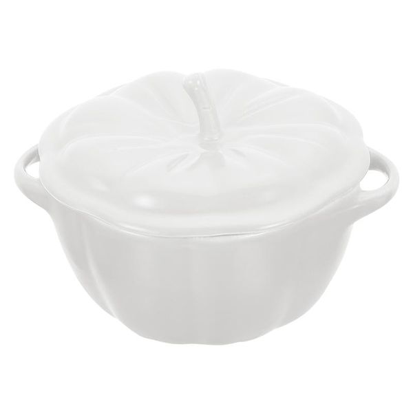 

bowls 1pc pumpkin bowl steamed rice decorative soup stew cookware