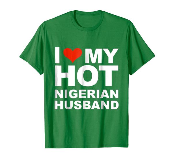 

i love my nigerian husband t-shirt wife marriage nigeria, White;black